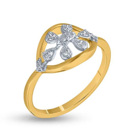 Luminous Floral Affinity Ring