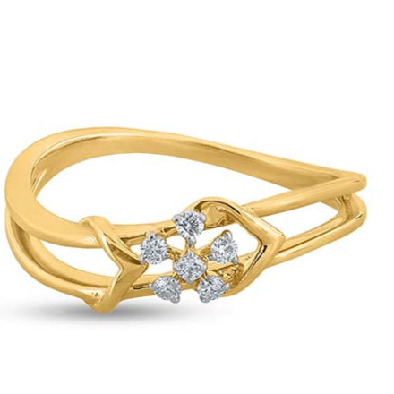 Parallel Floral Enchantment Ring