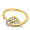 Intricate Plume Leaf Harmony Ring