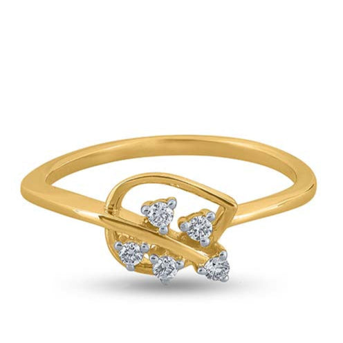 Leafy Cascade Radiance Ring