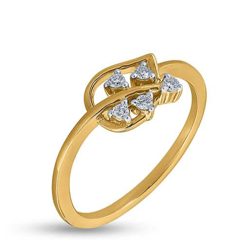 Leafy Cascade Radiance Ring