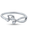 Gem-Encrusted Petal Charm Ring