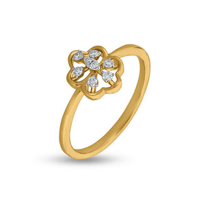 Petal Rift Symphony Ring