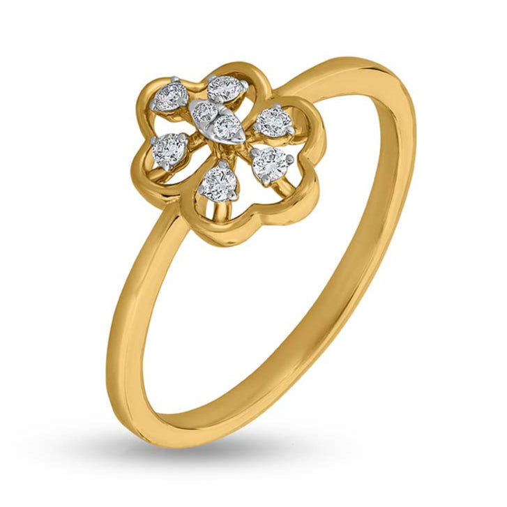 Petal Rift Symphony Ring