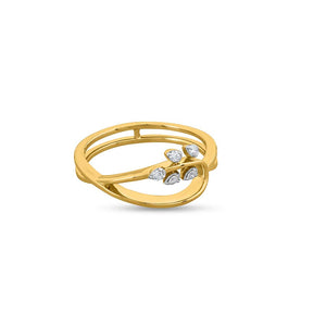 Floral Halo Radiance Ring
