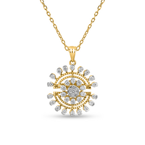 Regal Reflection Pendant Set