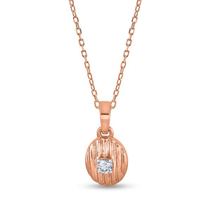 Oval Serenity Stripes Pendant