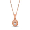 Oval Serenity Stripes Pendant