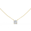 Delicate Round Diamond Pendant