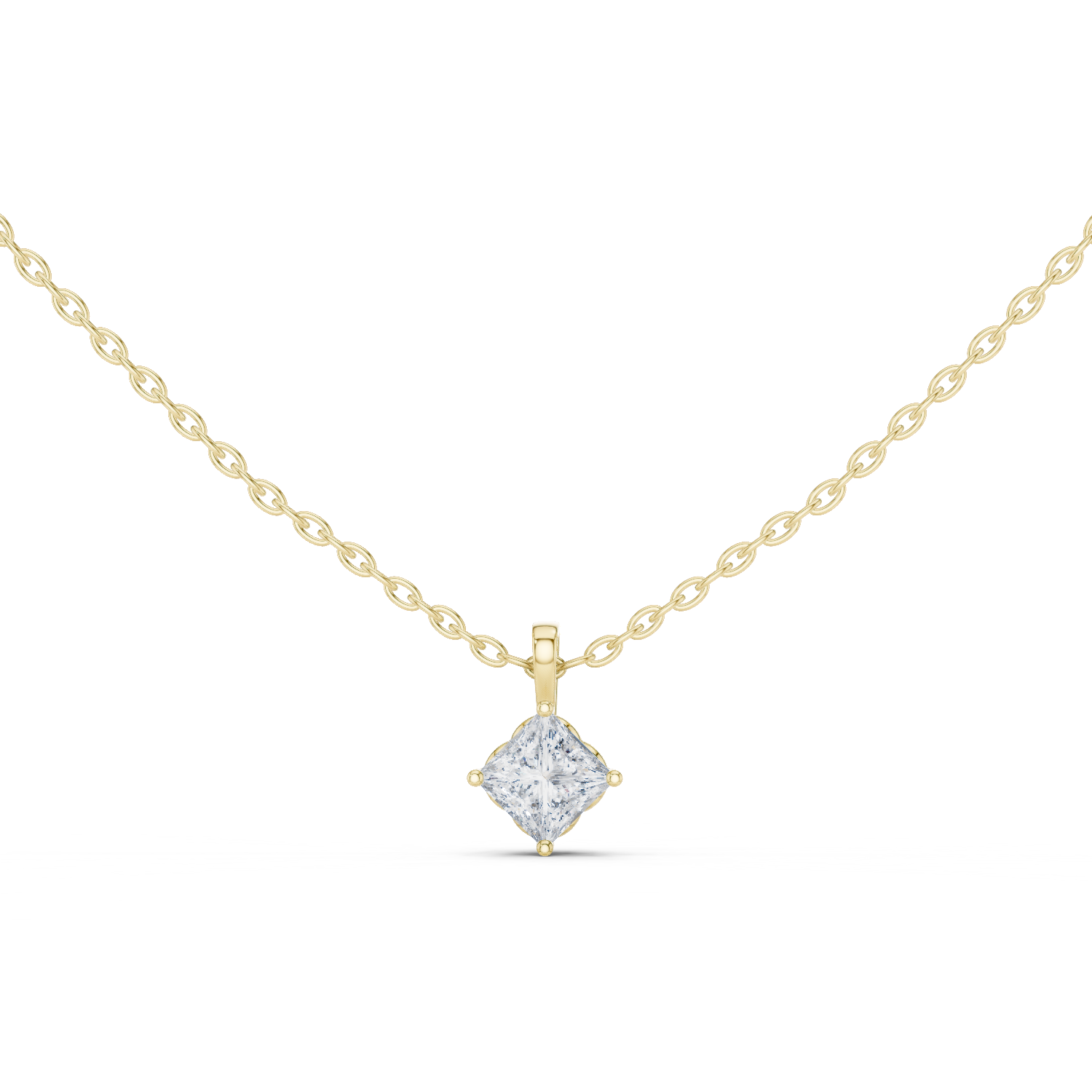 Timeless Solitaire Diamond Pendant