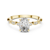 Vintage-Inspired Oval-Cut Diamond Engagement Ring