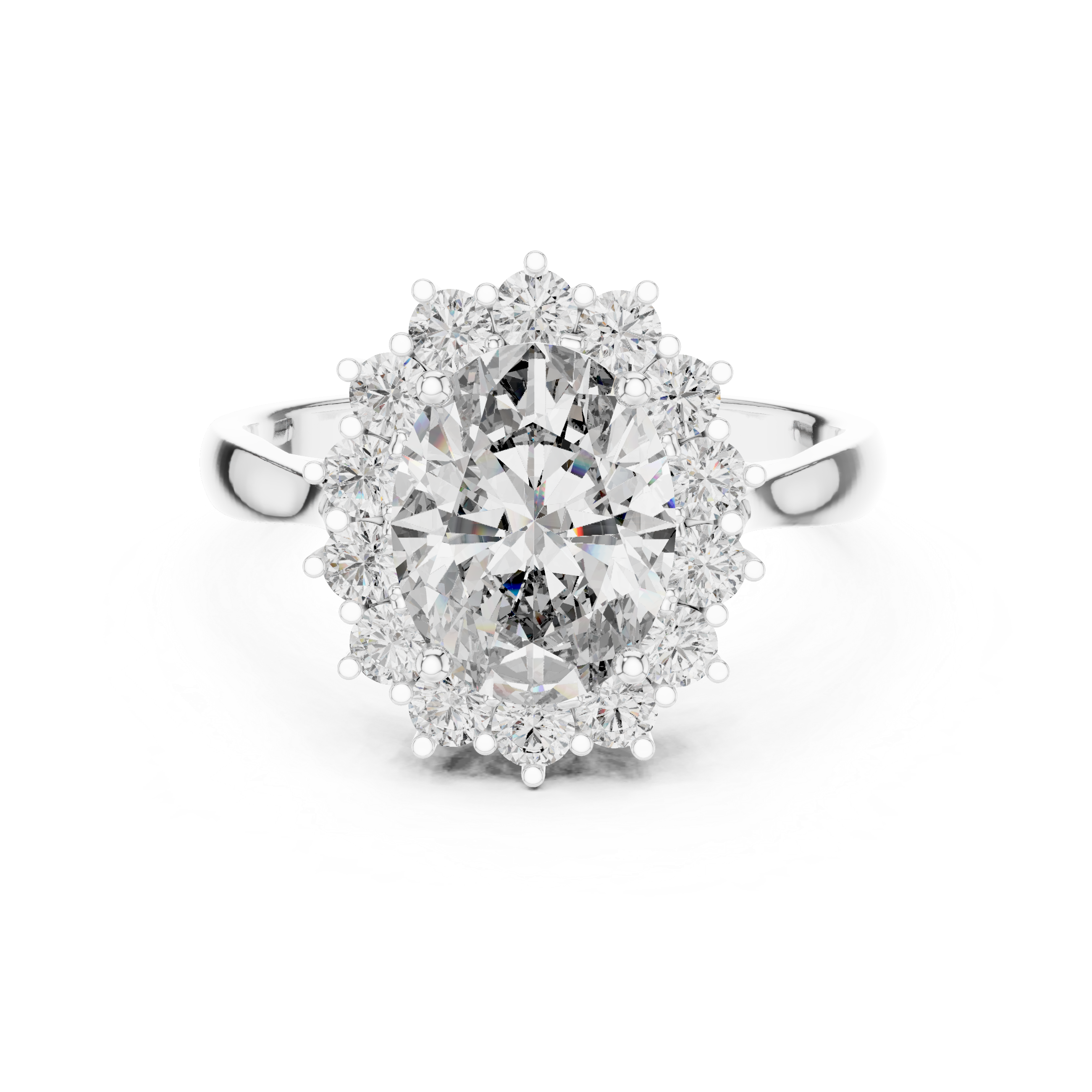 Crowned Beauty Oval-Cut Ring