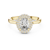 Eternal Embrace Oval Halo Ring