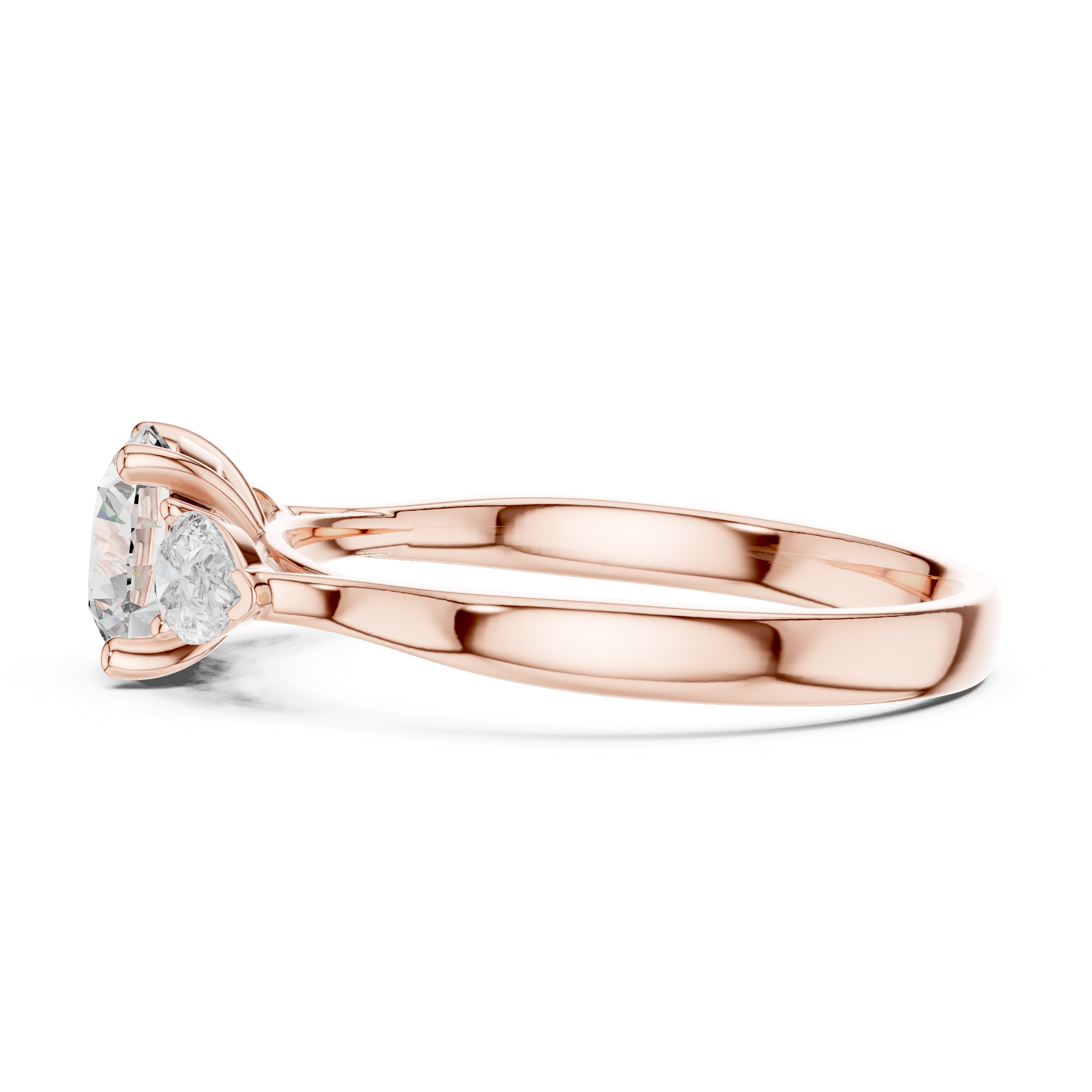 Timeless Round and Pear Diamond Ring