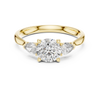 Timeless Round and Pear Diamond Ring