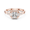 "Radiance Royale Asscher-Cut Diamond Ring"