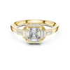 "Radiance Royale Asscher-Cut Diamond Ring"
