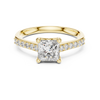 Radiant Princess-Cut Diamond Engagement Ring