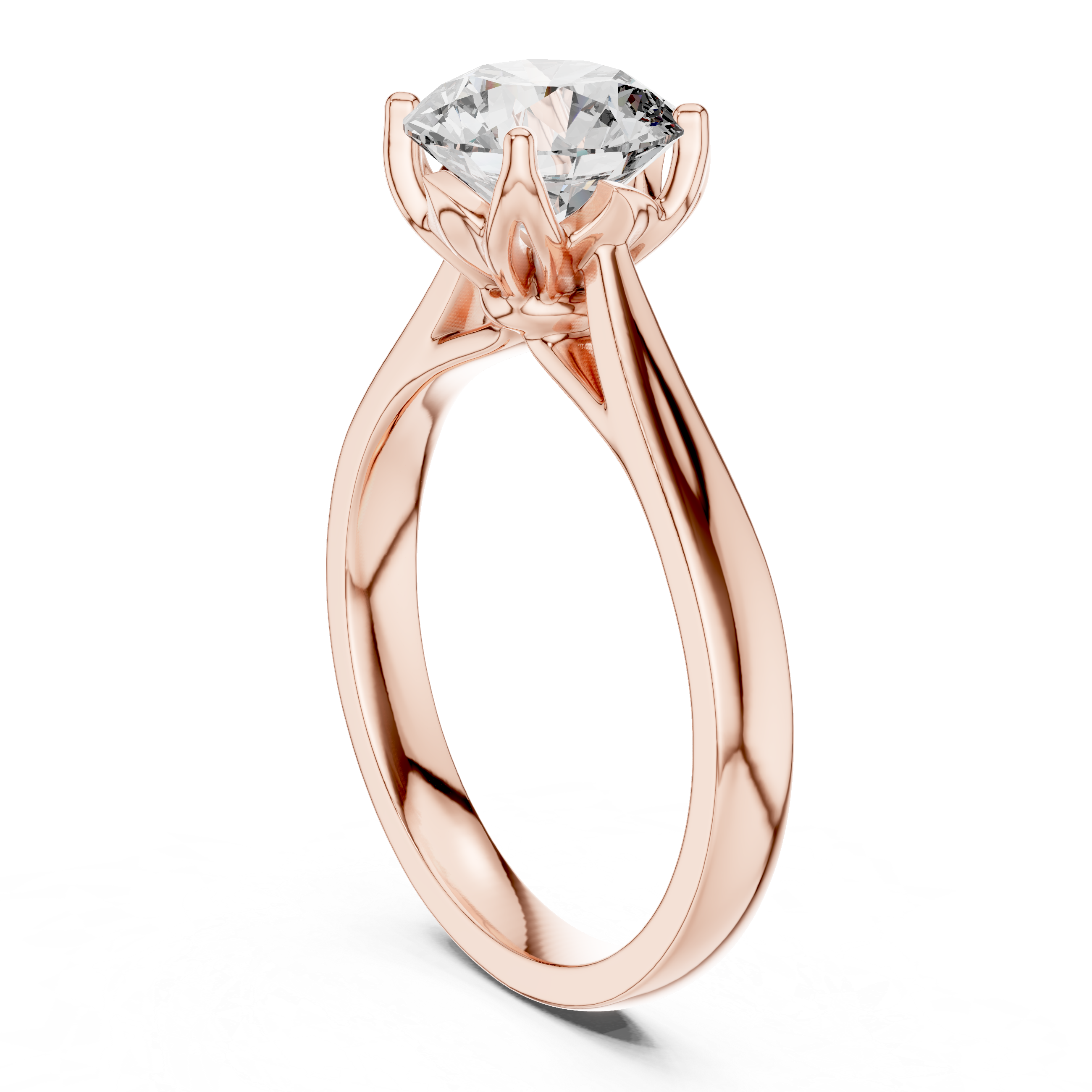 True Devotion Rose Gold Solitaire