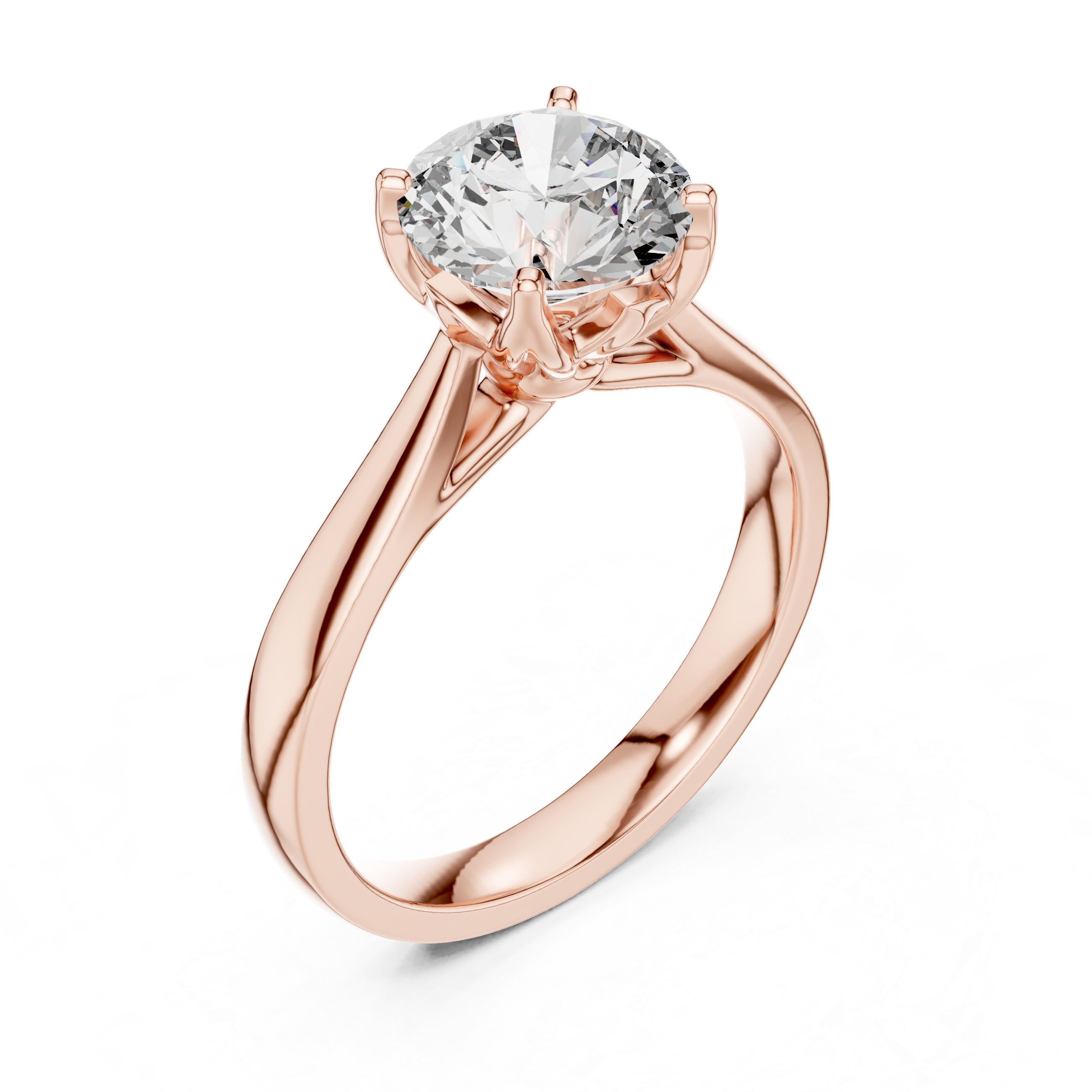 True Devotion Rose Gold Solitaire
