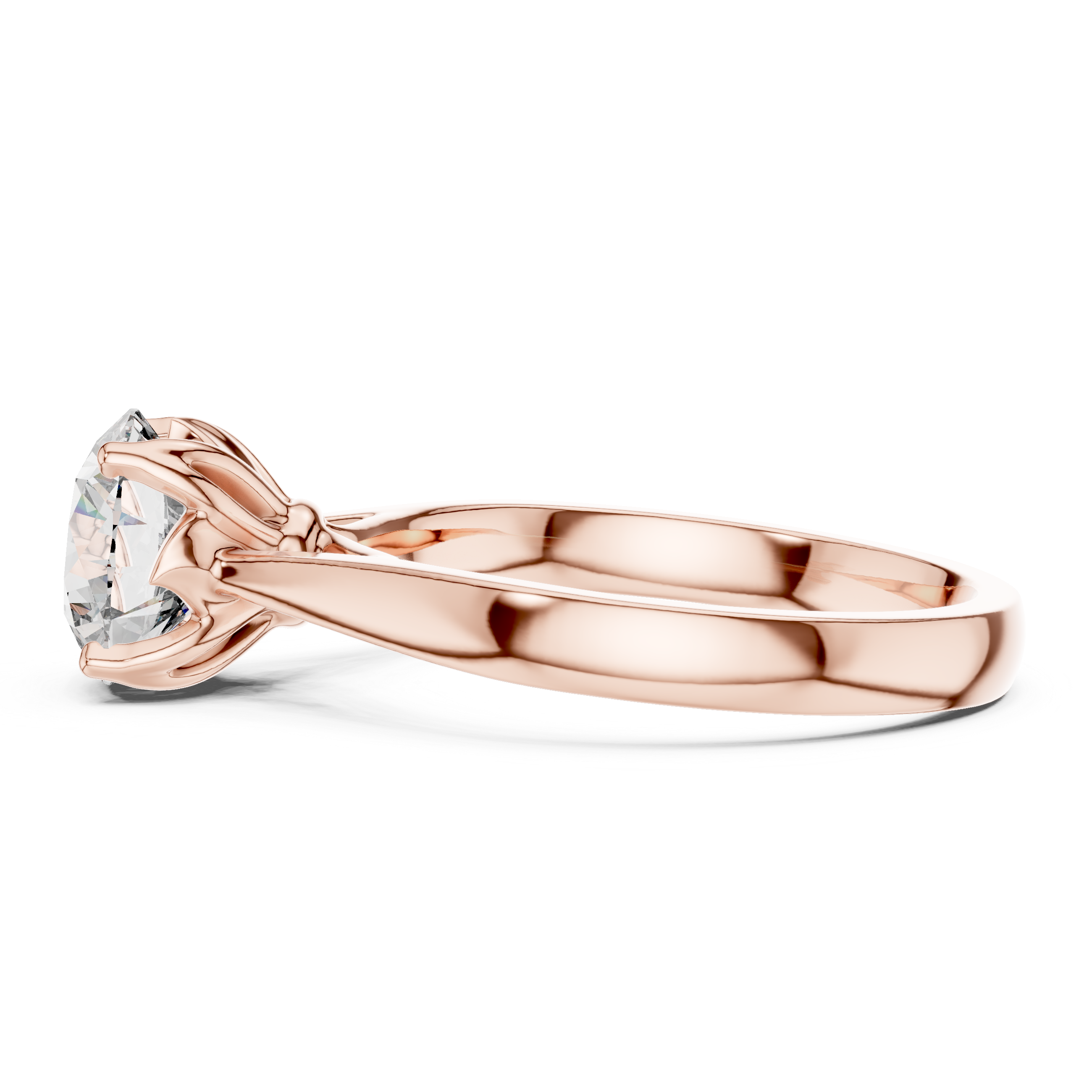 True Devotion Rose Gold Solitaire