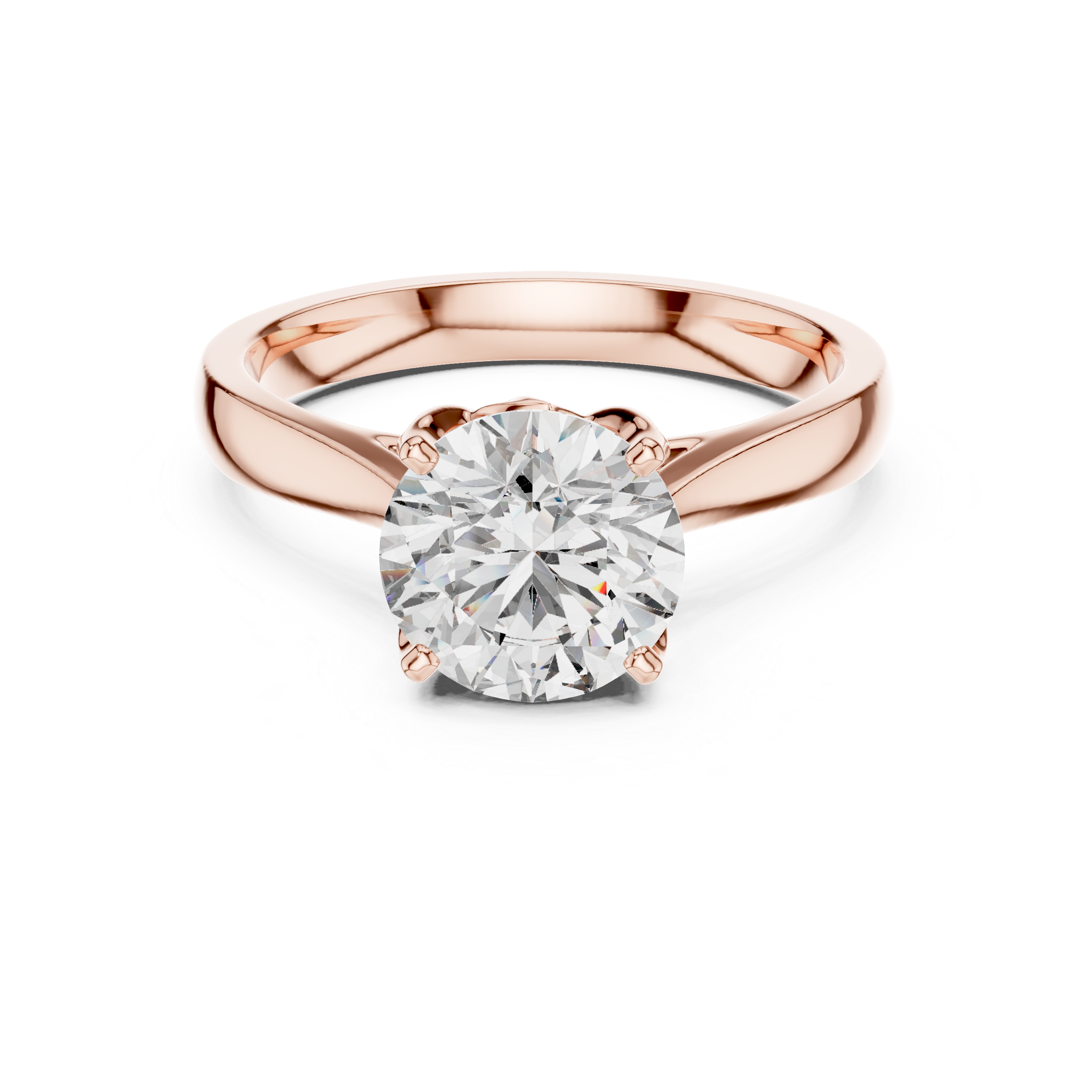 True Devotion Rose Gold Solitaire