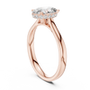 Oval-Cut Halo Engagement Ring