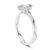 Oval-Cut Halo Engagement Ring