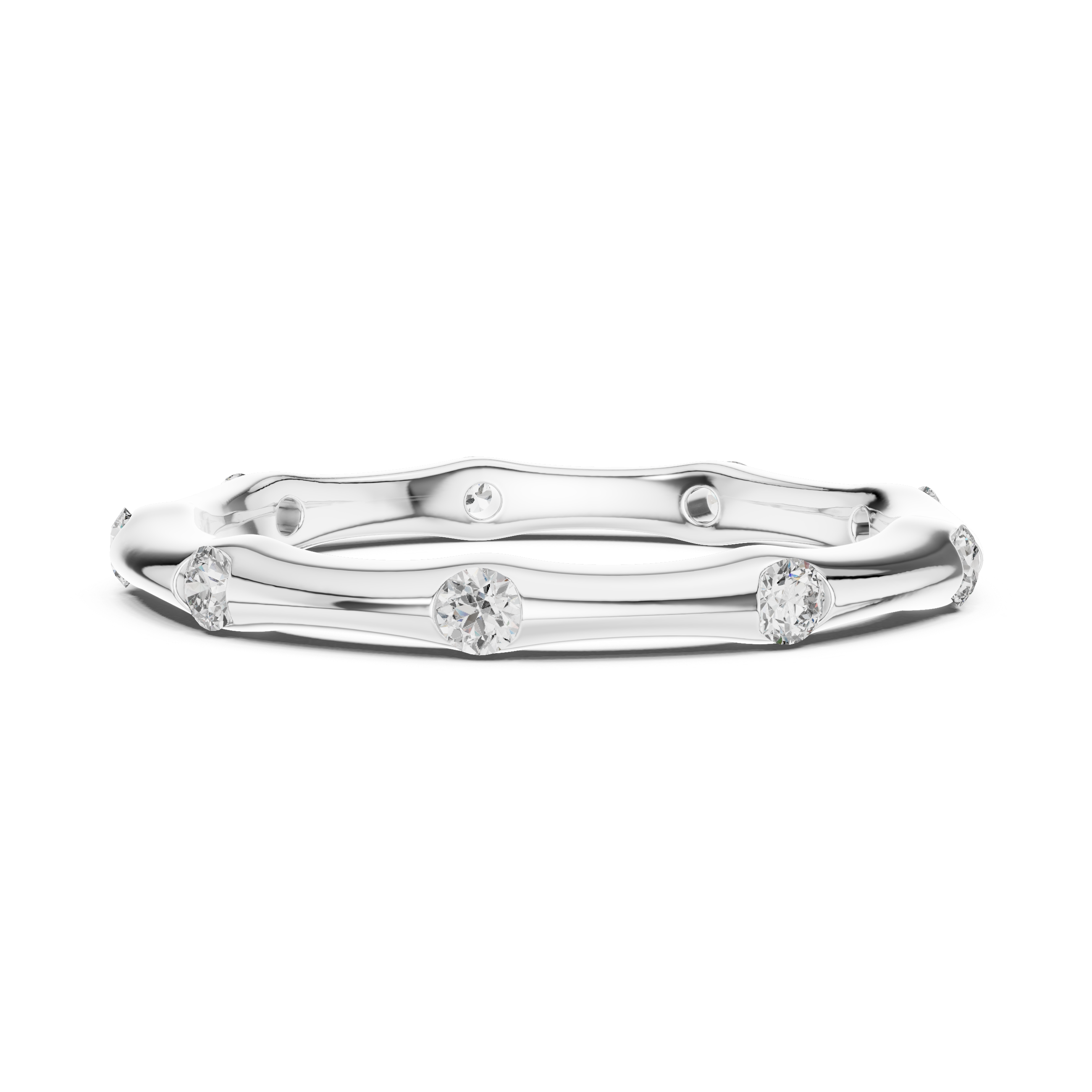 Rose Gold Diamond Eternity Band