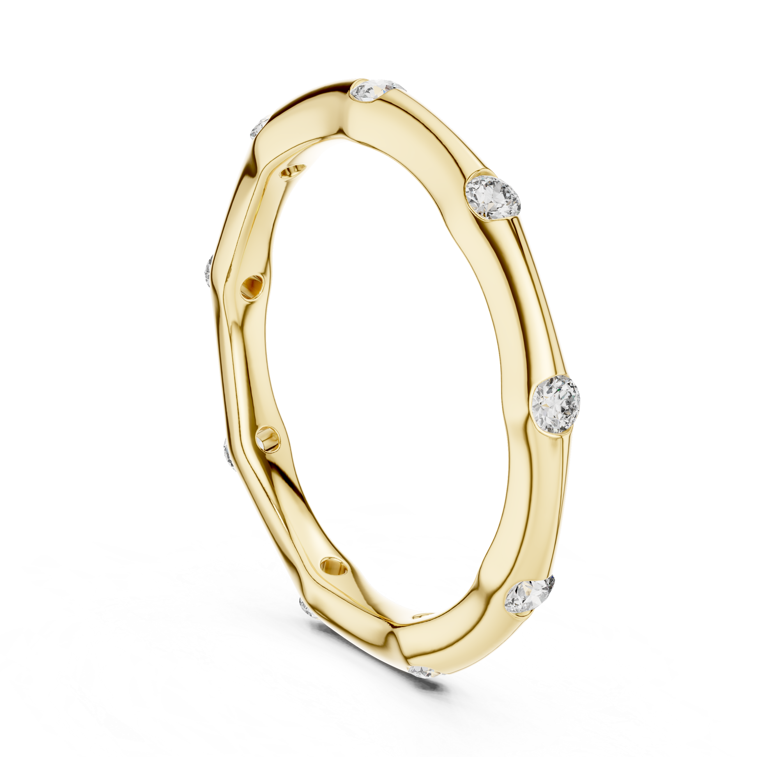 Rose Gold Diamond Eternity Band
