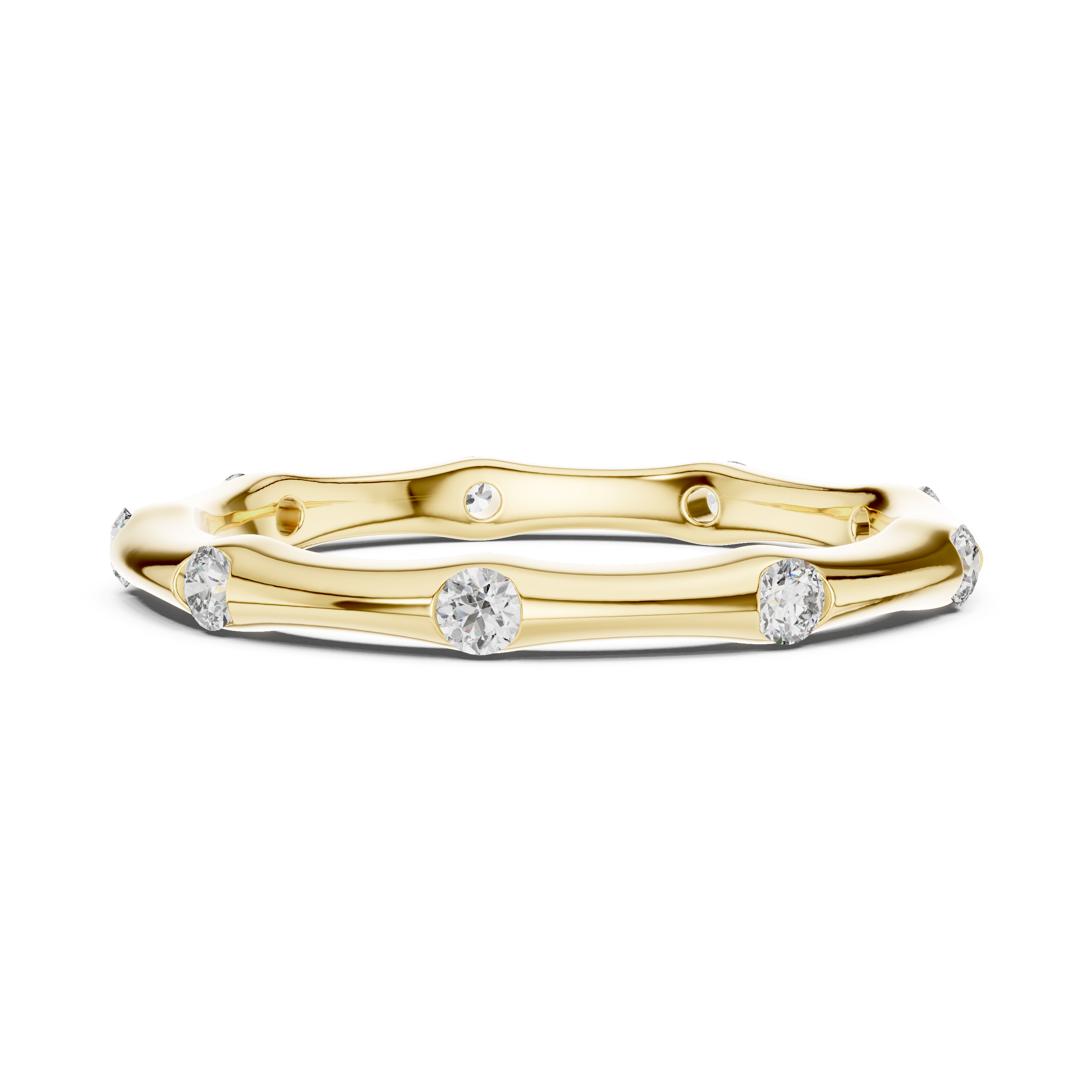 Rose Gold Diamond Eternity Band