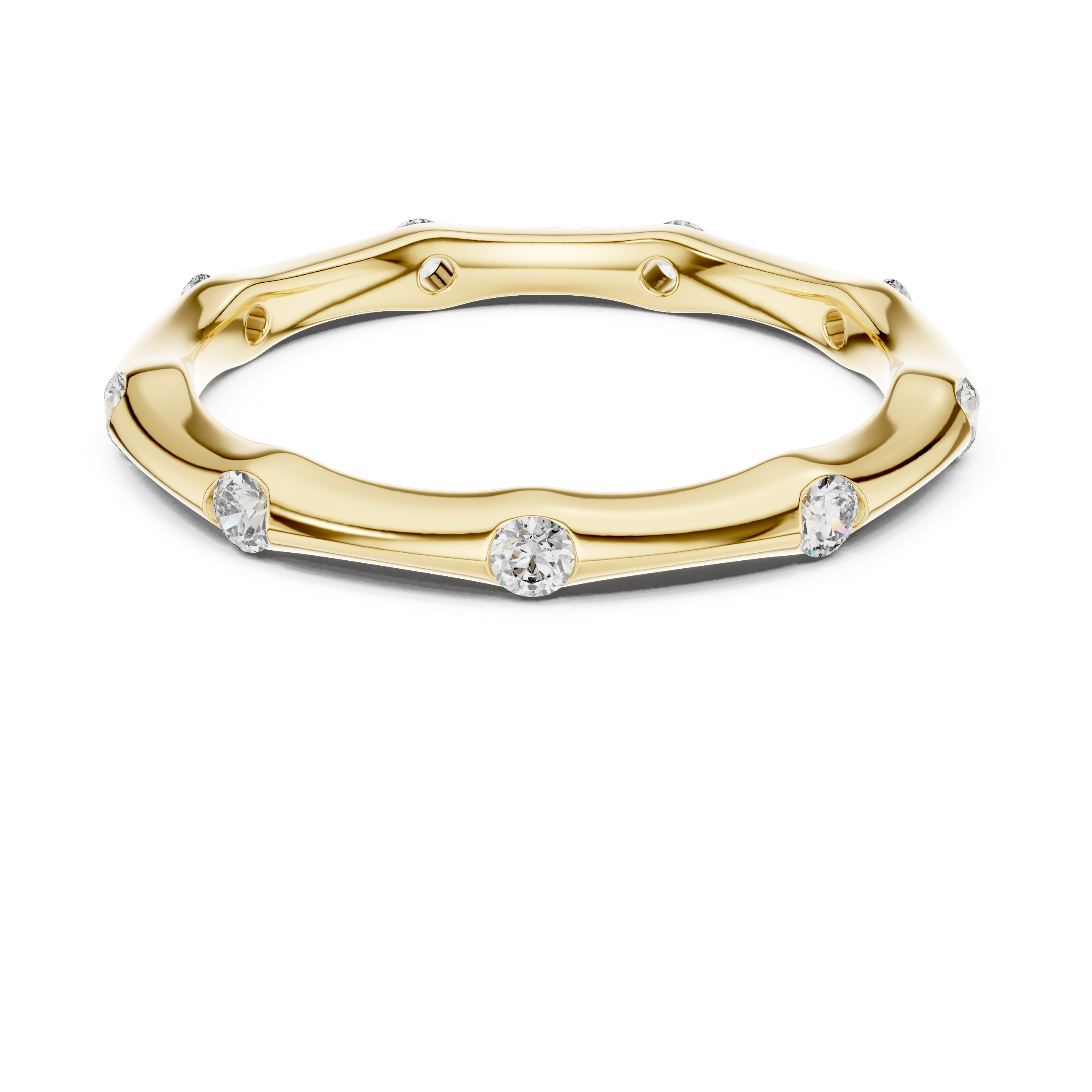 Rose Gold Diamond Eternity Band