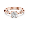 Elegant Yellow Gold Diamond Solitaire Engagement Ring