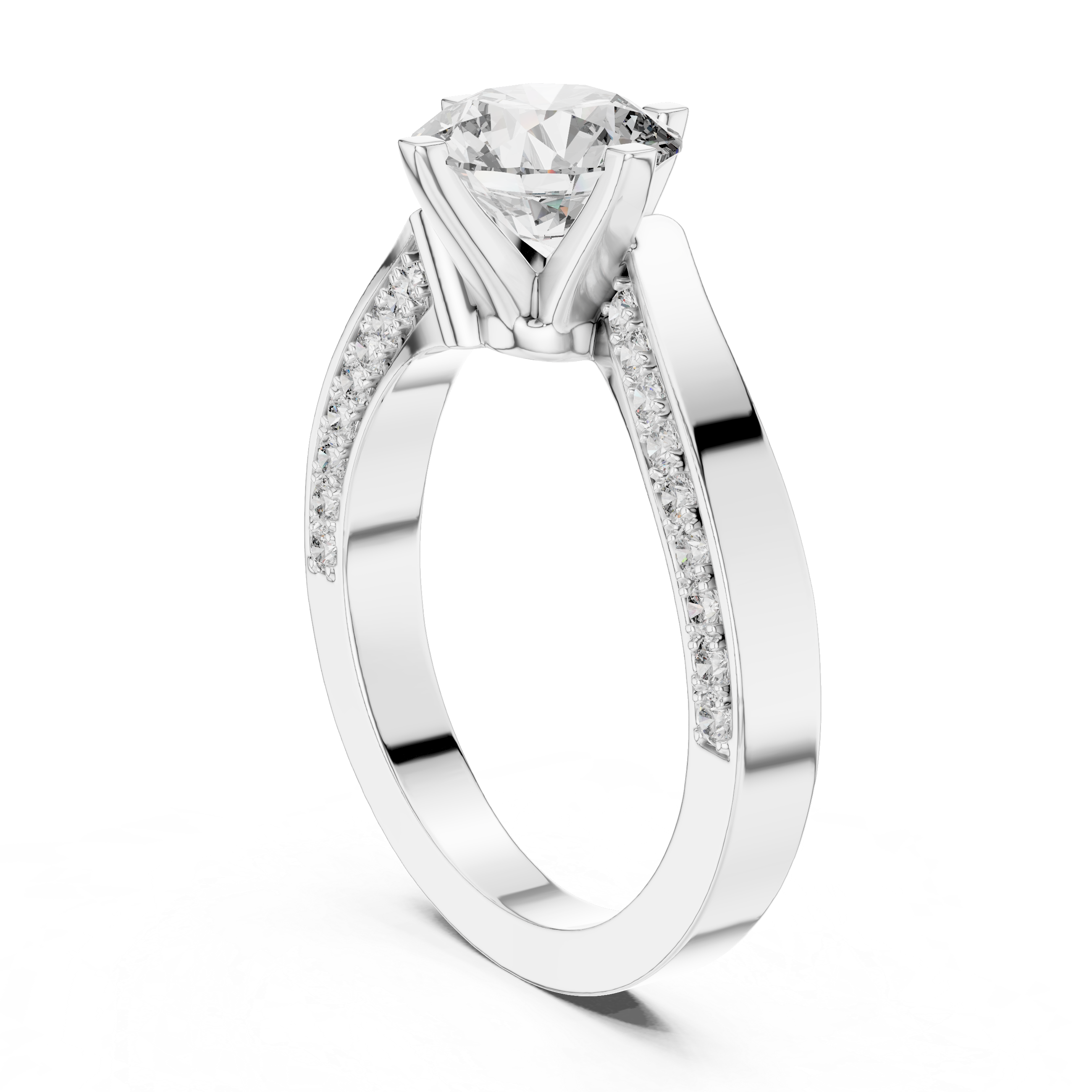A radiant promise wrapped in rose gold brilliance and sparkling diamonds.