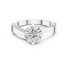 A radiant promise wrapped in rose gold brilliance and sparkling diamonds.