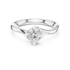 Rose gold solitaire engagement ring