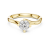 Rose gold solitaire engagement ring