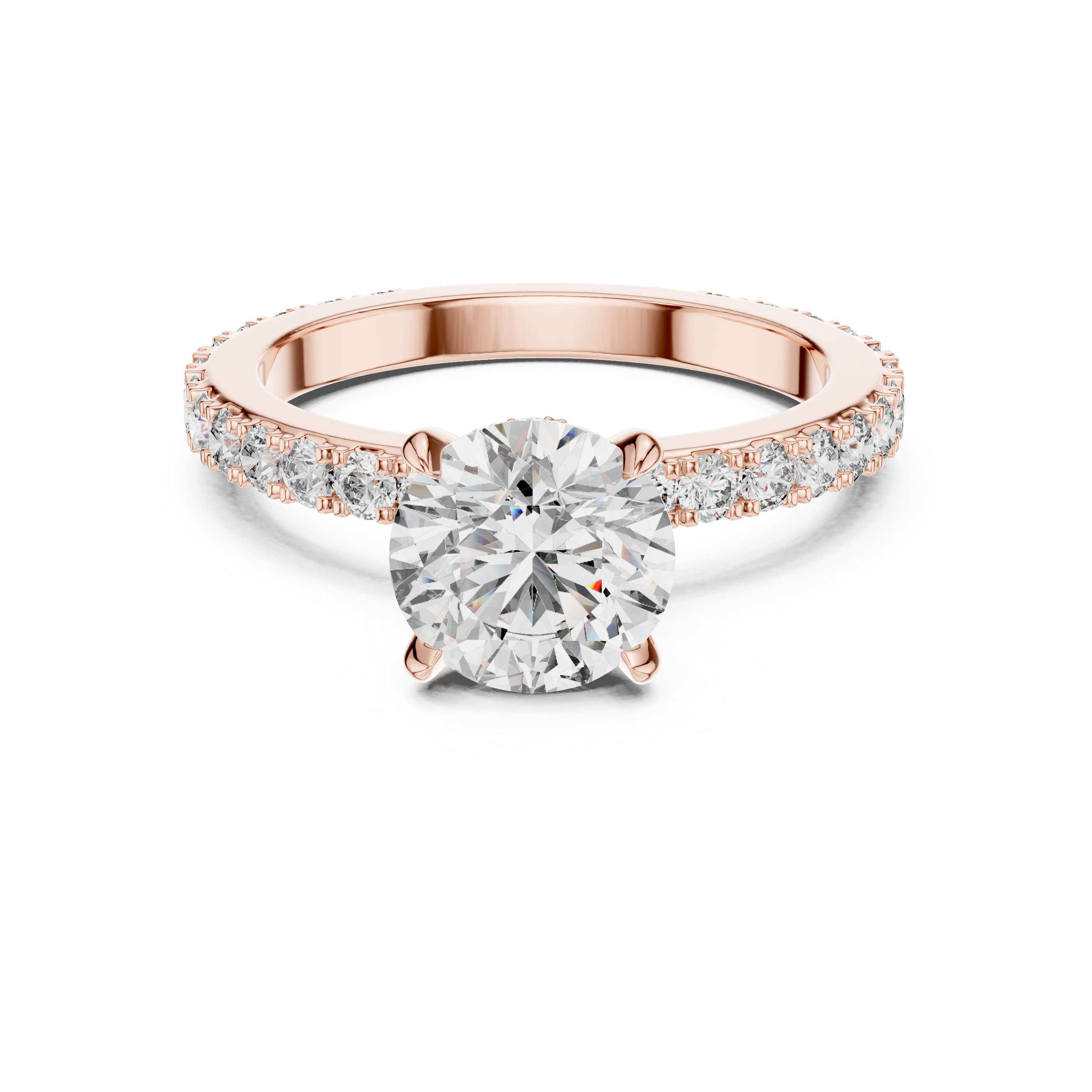 Timeless Gold and Diamond Solitaire Ring.