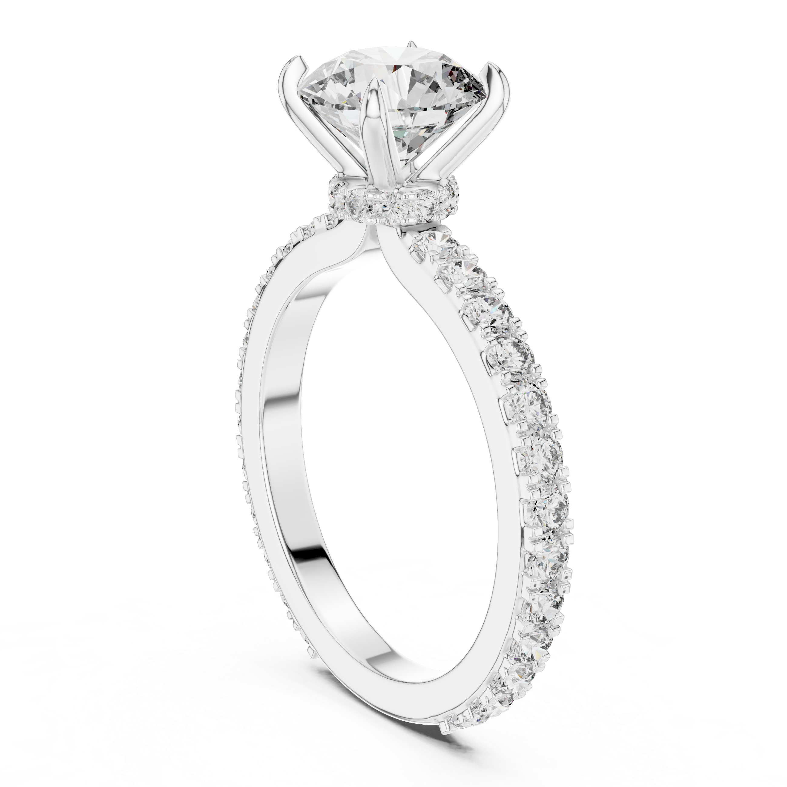 Timeless Gold and Diamond Solitaire Ring.