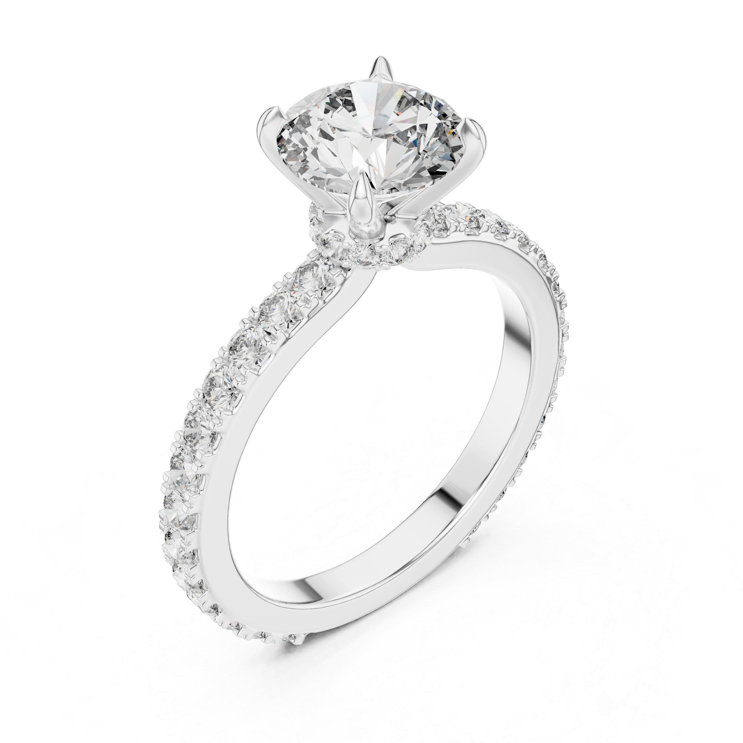 Timeless Gold and Diamond Solitaire Ring.