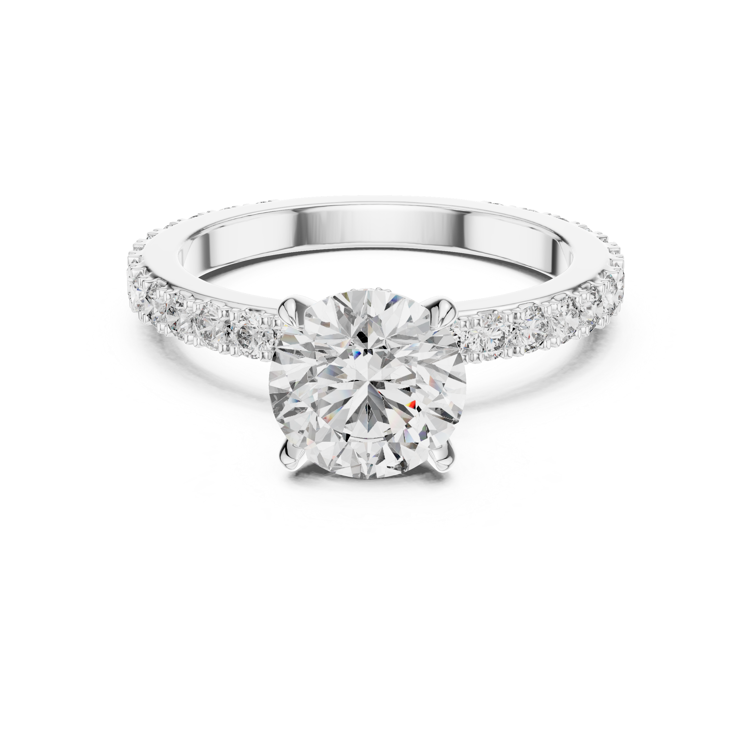 Timeless Gold and Diamond Solitaire Ring.