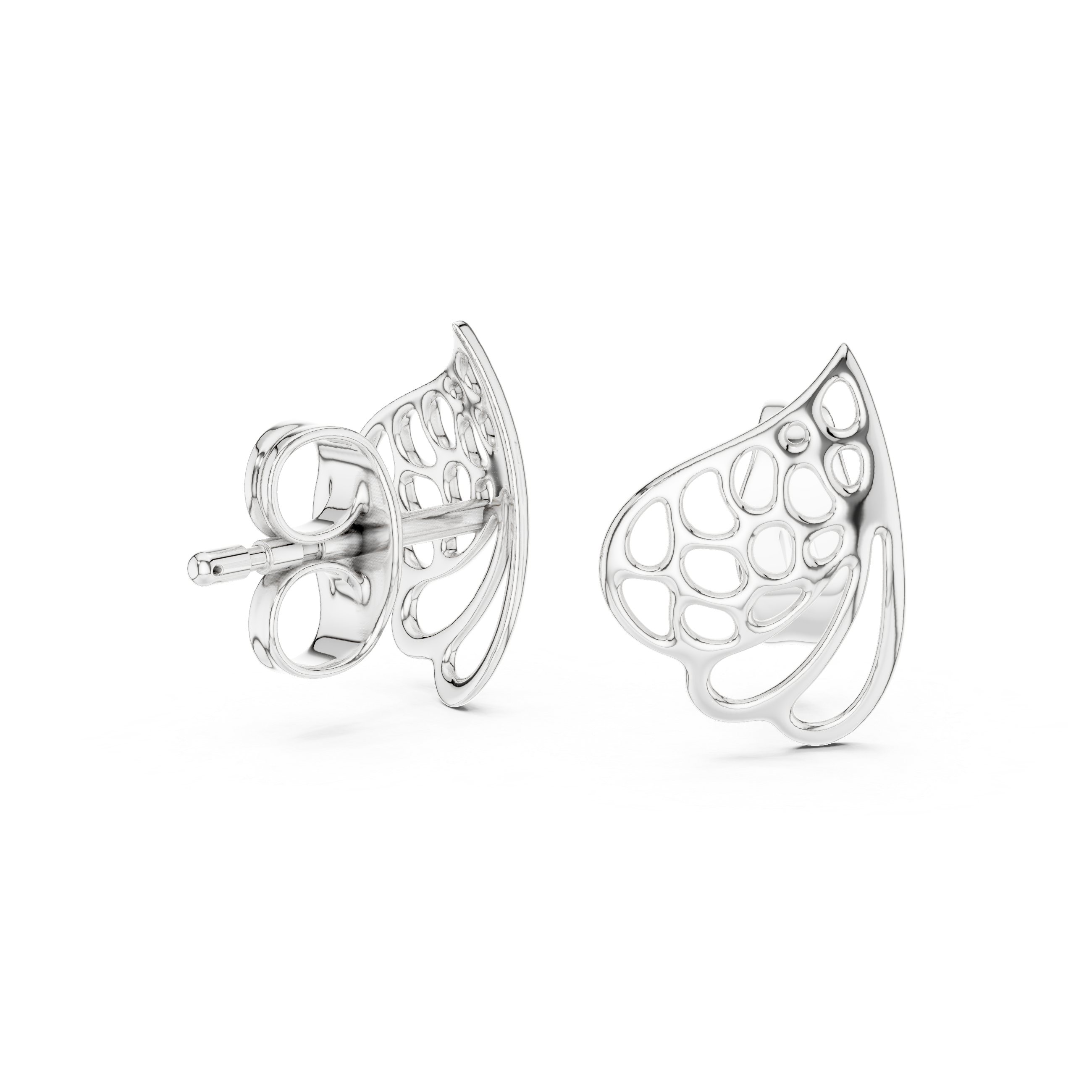 Golden Filigree Whisper Earrings