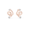 Luminous Spiral Diamond Studs