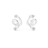 Luminous Spiral Diamond Studs
