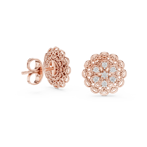 Regal Petal Filigree Earrings