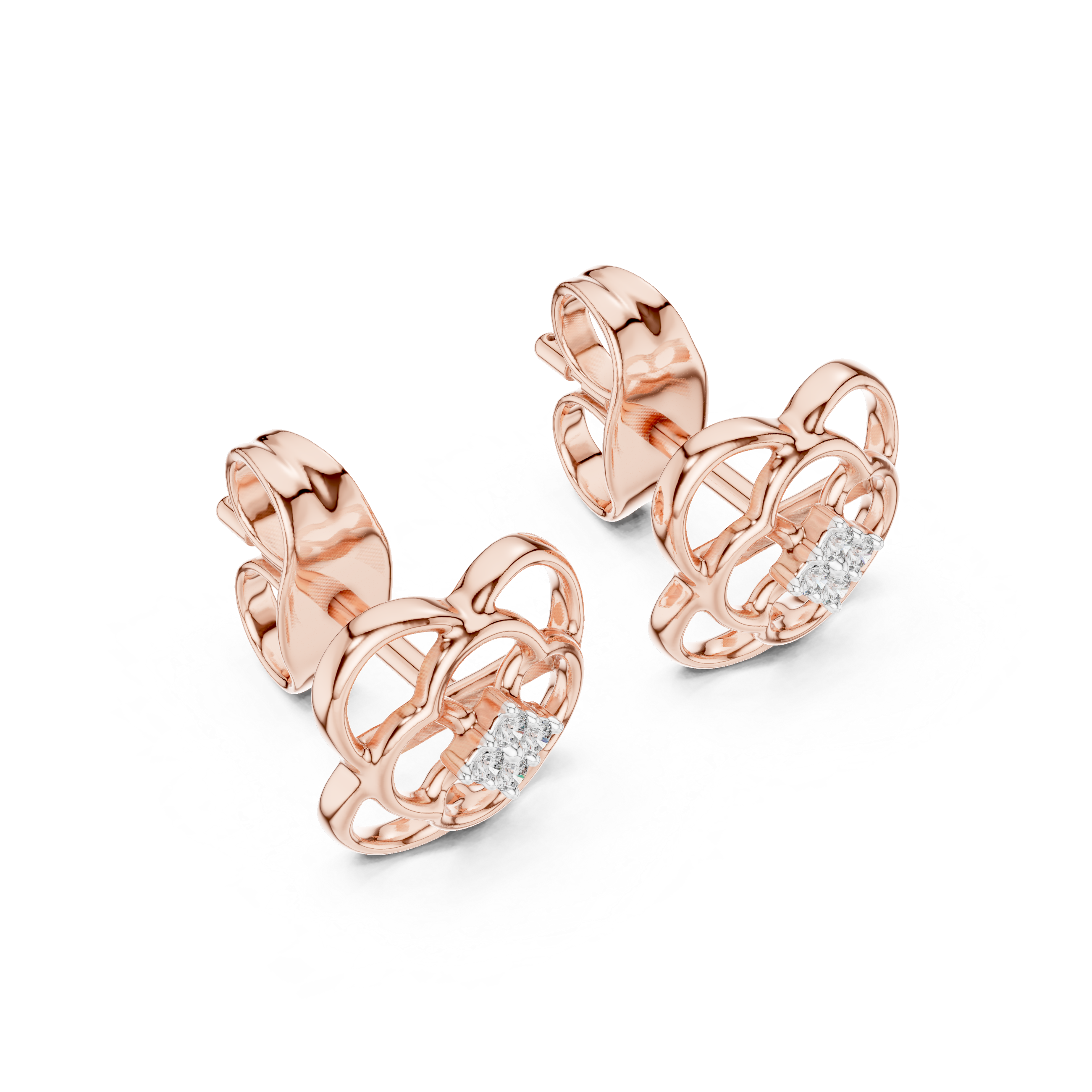 Rose Radiance Diamond Studs