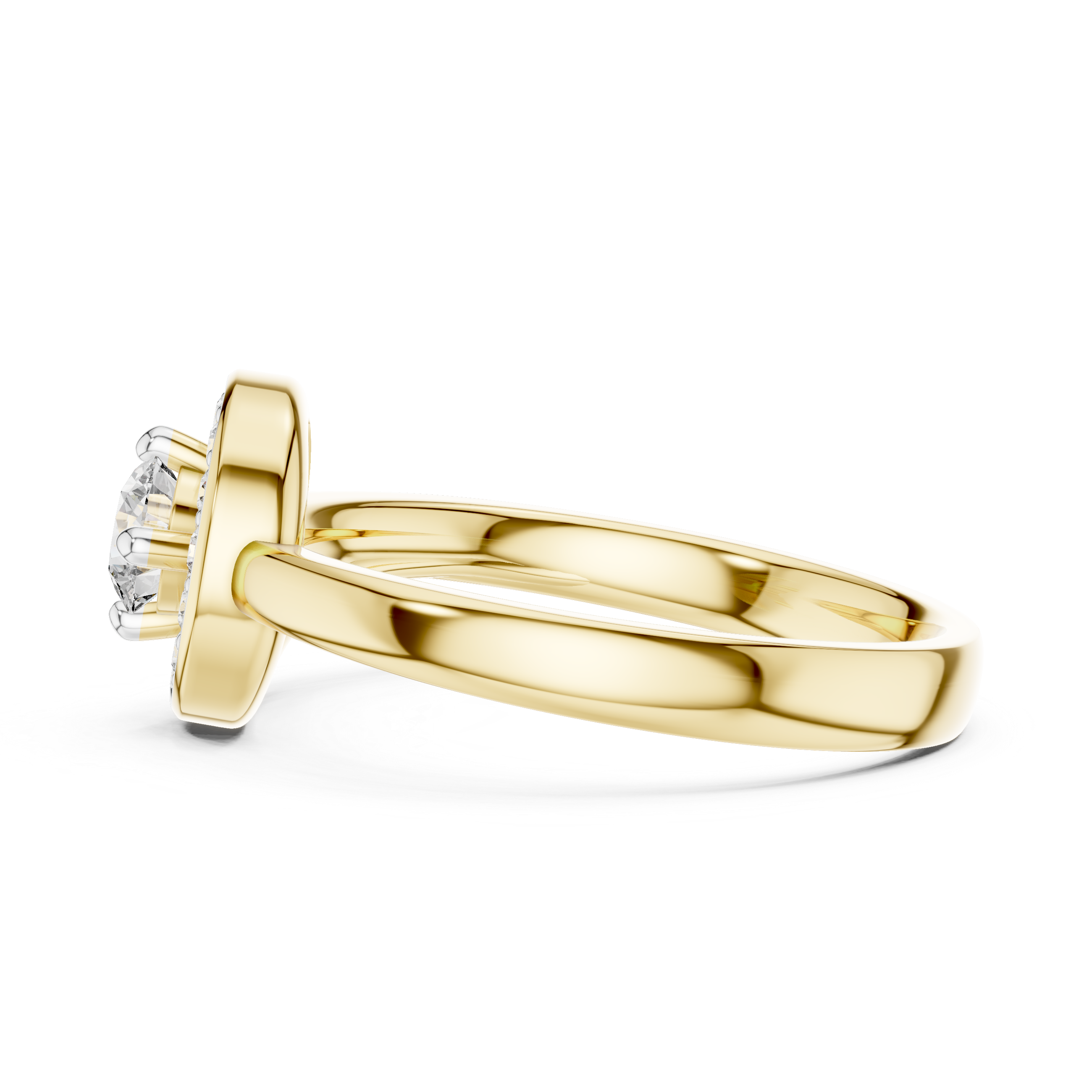 Halo Diamond Engagement Ring