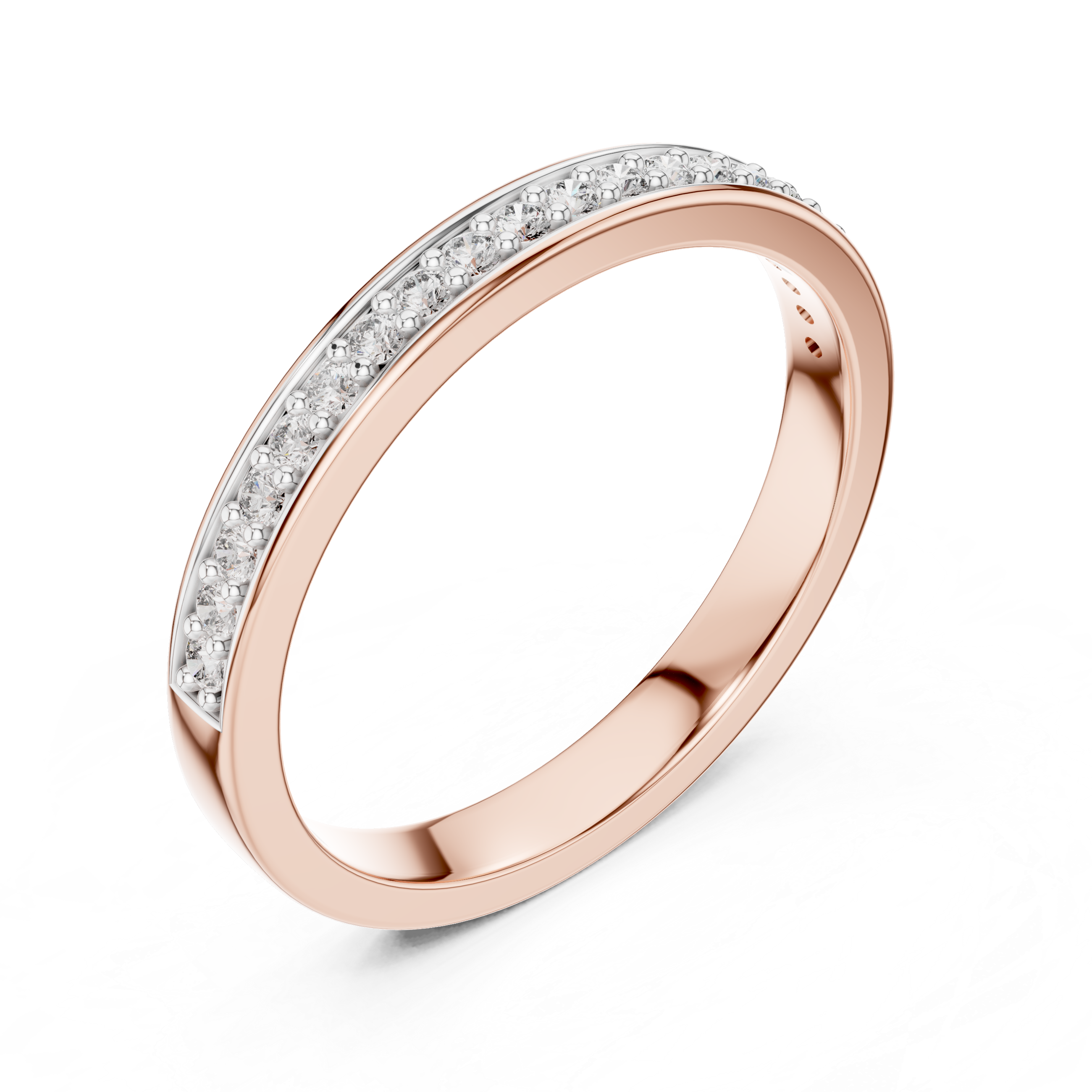 Diamond Channel Band Ring