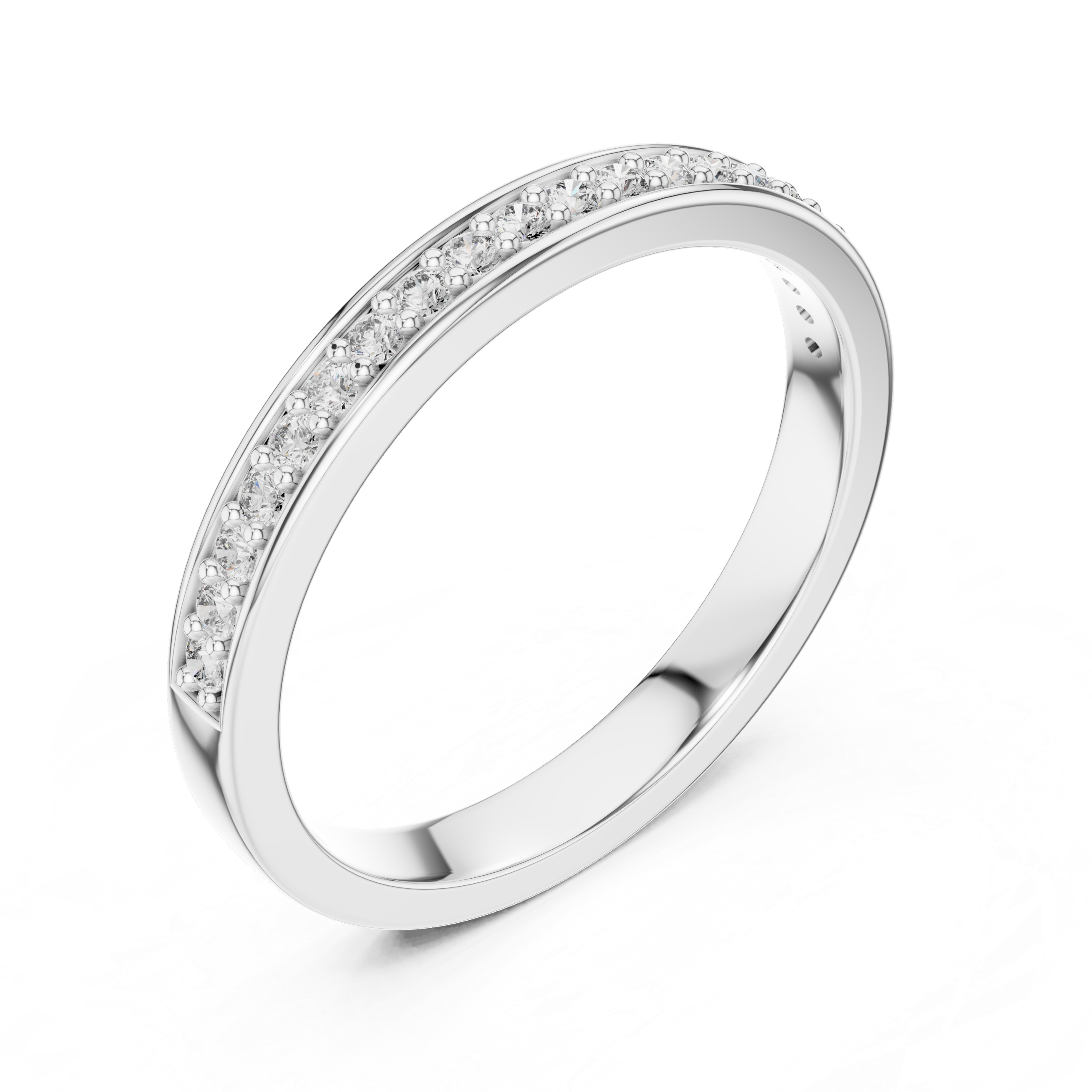 Diamond Channel Band Ring