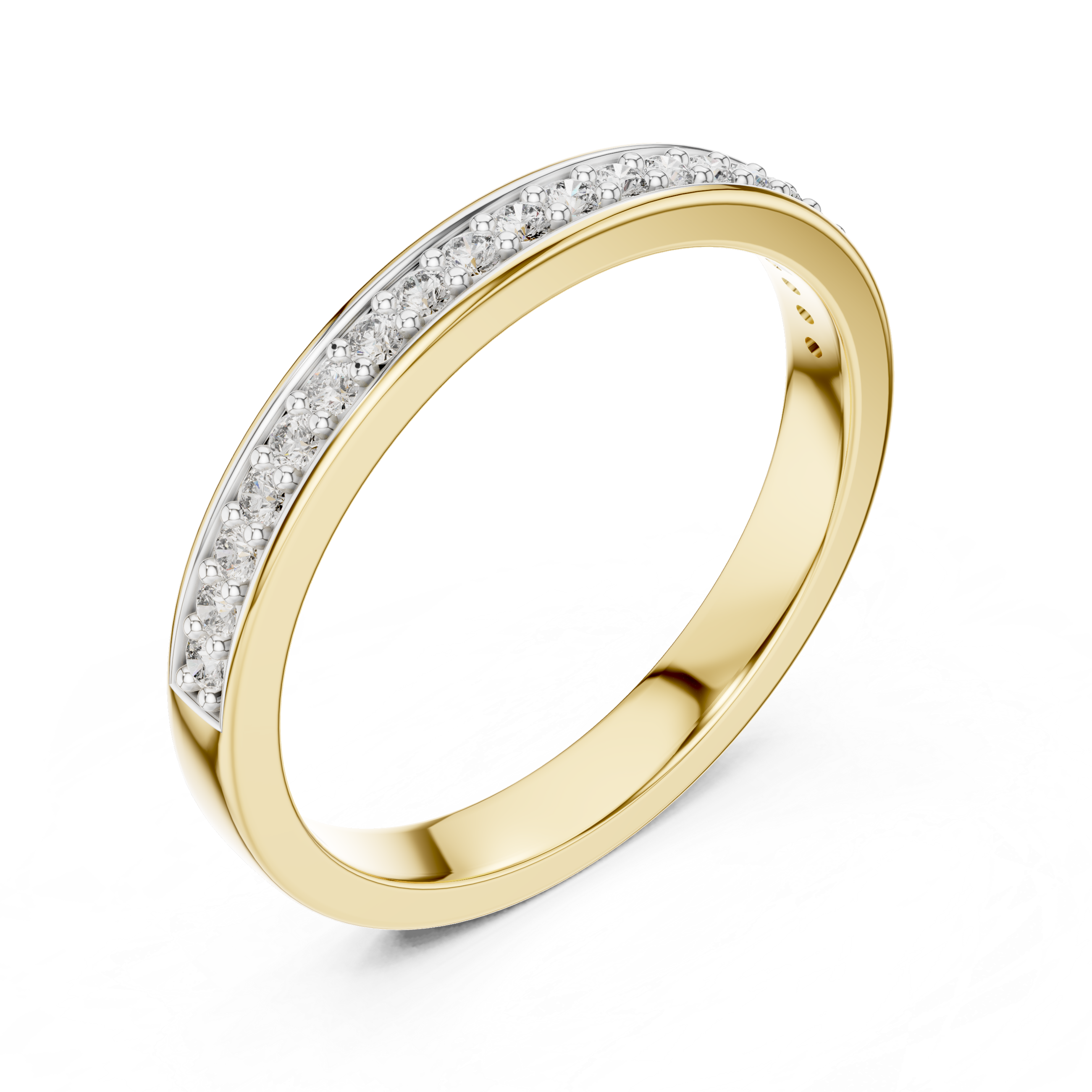 Diamond Channel Band Ring